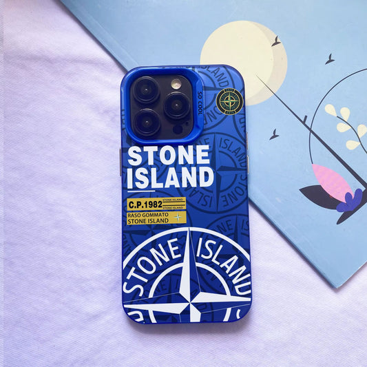 Coque Stone Island Bleu